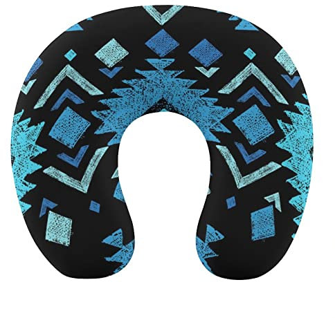Reisekissen für Damen und Herren, bequemes Nackenstützkissen, kompatibel mit Tribal Ethnic Aztec Native American Decor Pillow, Kissen für Flugzeuge, Auto, Schlafruhe