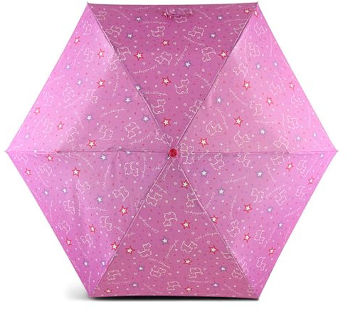 RADLEY London Mini Telescope Umbrella Catch a Falling Star in Wild Rose Pink