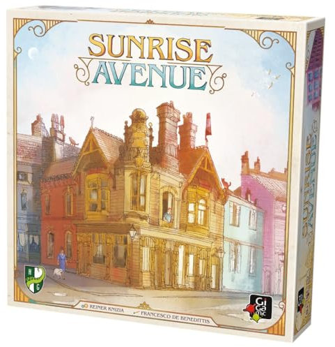 Gigamic - Sunrise Avenue – Das Strategiespiel für die ganze Familie – für 2 bis 4 Spieler – ab 8 Jahren