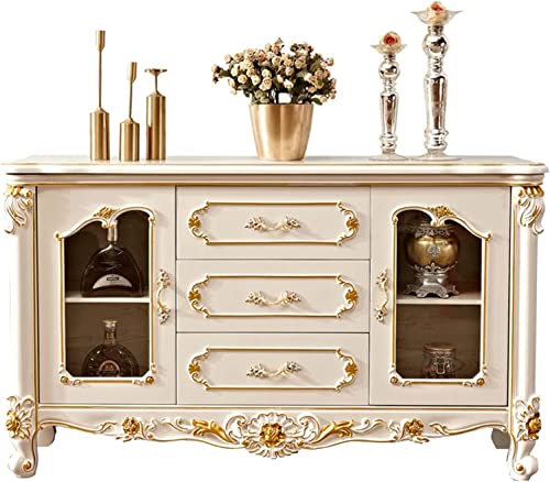 BONOOL Luxuriöses Buffet-Sideboard, Barschrank mit Stauraum, modernes Sideboard, Buffetschrank, Küchen-Sideboard, Küchenbuffet (47 Zoll)