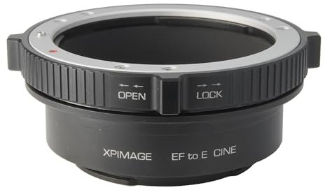 XPIMAGE Objektivadapterring für Canon EF-Objektiv an Sony E-Mount-Kamera A7M3 A7M4 DJI 4D