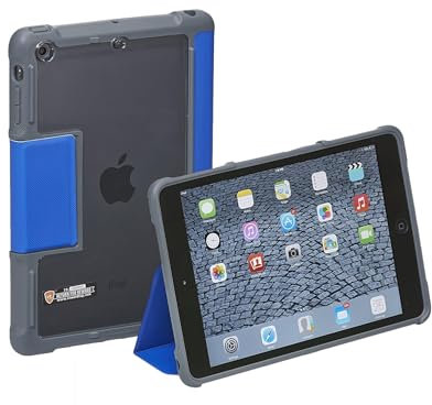 Smart Folio Case For iPad Mini 4 (4th Generation, 7.9-inch, 2015) Rugged, Magnetic Closure, Auto Wake/Sleep, Kids Shockproof Folding Protective Stand Cover