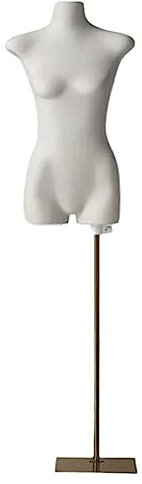 HPTHLY Schaufensterpuppenkörper Halbkörper Schaufensterpuppe ohne Kopf und Arme Höhenverstellbare Kleidungsmodelle für Schaufensterpuppen