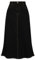 Belle Poque Damen Vintage Jeansrock Hoch Taille Rock Elegante A-Linie Rock mit Schlitz