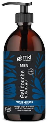 MKL Green Nature Men Gel Douche Surgras Marine Sauvage 1 L