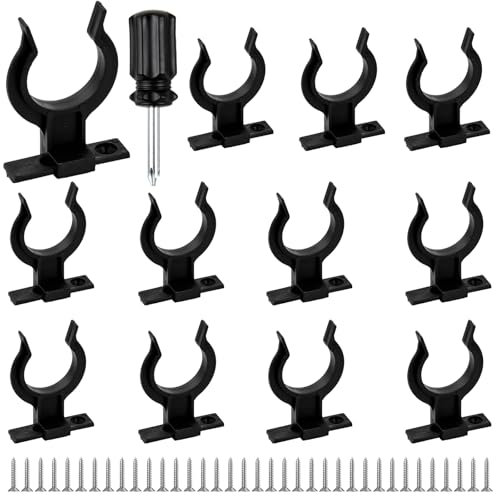 Clip Per Zoccoli Da Cucina - Pacchetto Da 12 Con 36 Viti Di Fissaggio - Adatta Universalmente Per Piedi Da Cucina Da 32-42mm - Per Basamenti Da Cucina E Pannelli Per Zoccoli