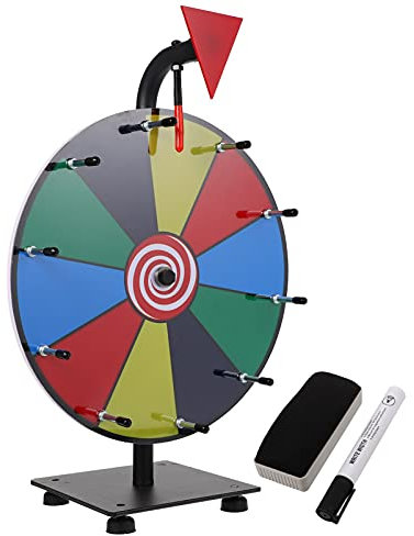 ifundom Erasierbares Preisrad Farbige Segmente Langlebiges Leichtes Und Kompaktes Preisrad Mit Trockenlöschbereich Für Spiele Und Firmenveranstaltungen
