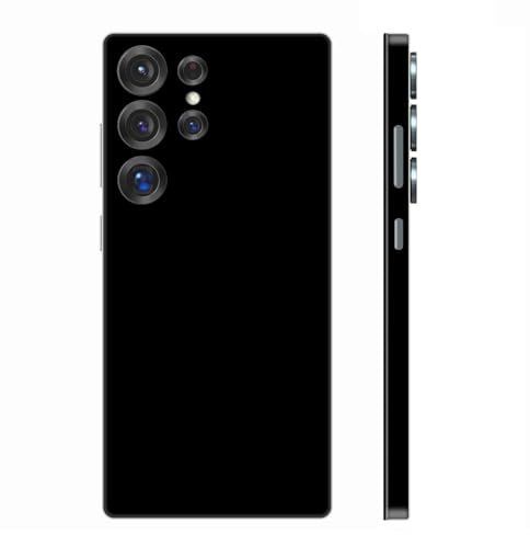 2 Pack Skin Wrap for Samsung Galaxy S25 Ultra, Phone Stickers Protective Film Ultra Thin Vinyl Decal Color Changing Cover for Mobile's Back, Camera, Frame (Black)