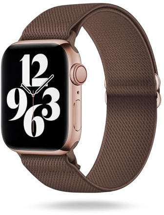 ONEFLOW Flex Loop Kompatibel mit Apple Armband Elastisch, Textil Stoff iWatch Armbänder Damen Herren Sport, Sportarmband Nylon Ersatz Watch Band Flexibel