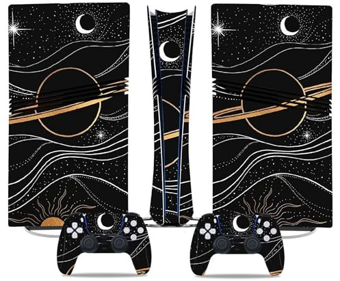 PDURMBUAB Sin Espuma Skin De Vinilo Anime para PS5 Pro Disk Edition para Consola Mandos Resistente Arañazos Duradero Compatible con para PS5 Pro 50278 Sin Burbujas