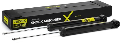 RIDEX PLUS 854S1580P 2x Stoßdämpfer Stossdämpfer Gasdruck Hinten Kompatibel mit AUDI A4 Avant 8ED, B7 8E0513036AH 8E0513036AG 8E0513036AL