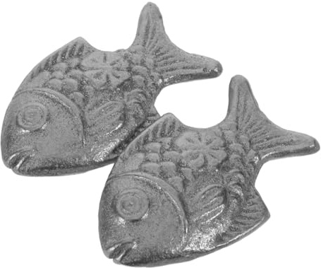 Toyvian Pack of 2 Vegan Iron Fish Fish Shaped Iron Preparation Natural Iron for Athletes Iron Fish Against Anemia Solution for Iron Deficiency Vegan