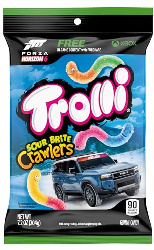 Trolli Sour Brite Crawlers Gummi Worms - 7.2oz