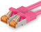 1aTTack.de 30m - Cat.7 Netzwerkkabel Magenta - 1 Stück Gigabit Ethernet LAN Kabel 10000 Mbit s Patchkabel Cat7 Kabel S FTP PIMF Schirmung LSZH Cat.7 Rohkabel Rj45 Stecker Cat 6a - 1 x 30 Meter