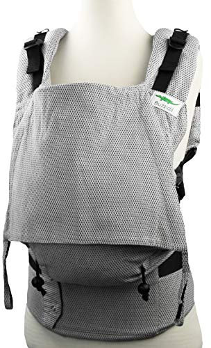 Buzzidil Kleinkind Wandertrage – Kindertrage ab 18 Monate - 5 Jahre - federleicht - Bio Baumwolle – mit Hüftsitz-Funktion - Preschooler Kindertragerucksack (Facette)