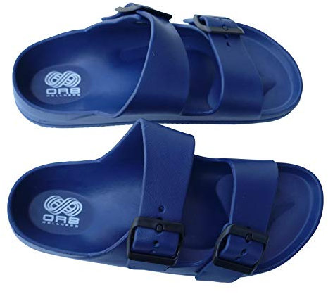 Activ8 Wellbeing Plantar Fasciitis Orthotic Sandals with Arch Support, Heel Cup & Met Cushion. Stylish, Adjustable, Waterproof, Comfortable & Ultra-Lightweight (Navy Blue, numeric_6)