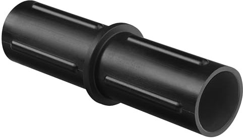 Manchon de raccordement pour tuyau pare-neige pour toits - Connecteur Protection contre la neige pour tuyaux d’un diamètre de 30 mm Polypropylène - Couleur Noir