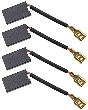 4pcs Balais de Charbon Compatibles pour MACALLISTER COD251LSM MMS255SL Scie à Onglet Perceuse à Percussion Hilti Te 22, 22x12.4x6.2mm