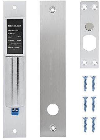 Demeras Elektrisches magnetisches Einsteckschloss Automatisches Riegelschloss T¨¹rschloss Induktionszugangskontrolle mit magnetischer Basis f¨¹r Diebstahlschutz zu Hause