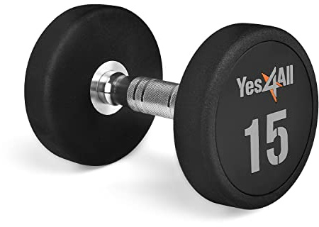 Yes4All Premium Urethan-Hantel – 6,8 kg