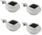 HAC24 4x Solar Dachrinnenleuchte Dachrinnenlampe Dachrinnen Lampe Licht Regenrinne Solarlampe Solarleuchte Beleuchtung Aussenlampe