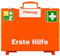 SÖHNGEN Erste-Hilfe-Koffer Advocat DIN 13169, Wandhalt., Pflasterspender, orange, Art.-Nr. 0367000 | Verbandskasten | Notfallkoffer | Erste Hilfe Kasten