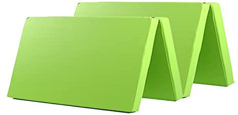 Turnmatte Weichbodenmatte PU. Faltgymnastikmatte, die Übungsmatte mit Griff ist 5 cm / 2 dick, leicht zu tragen, 150x200x5cm