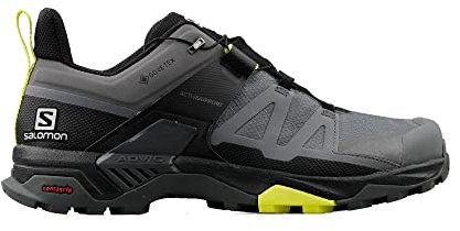 SALOMON Herren X Ultra 4 Sneaker, Ruhiger Schatten/Schwarz/Abend Primrose, 48 EU
