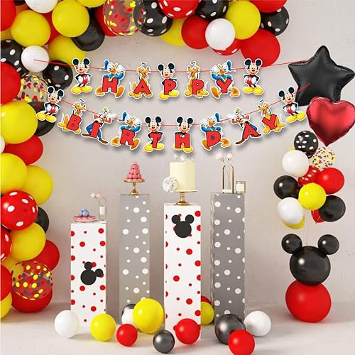 Seyal® Micky Mouse Happy Birthday Banner