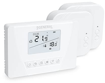 Programmierbares Funk-Thermostat Raumregler Set Mi-300S RF mit 2 Empfängern
