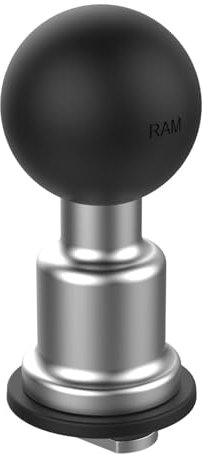 RAM MOUNTS RAM Base with 1.5 Ball with PIN-Lock and 1/4-20 Threaded, W126826804 (PIN-Lock and 1/4-20 Threaded Hole with T-Bolt)