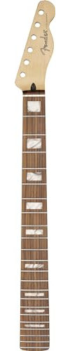 Fender Neck, Player Series Telecaster® Neck w/Block Inlays, 22 Medium Jumbo Frets, Pau Ferro