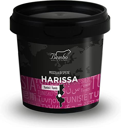 Spezie per Harissa 400 g - Salsa Harissa: una Piccantezza Inconfondibile – Per Carne, Pesce, Verdure, Pasta e Pane