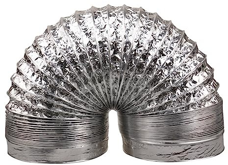 POPETPOP Flexible Leitung Klimaschlauch Aluminiumkanal-Trocknerentlüftung 2 M Abluftschlauch Flexibler Kanalschlauch Aus Aluminiumfolie Für Die Abluft Flexschlauch Lüfter