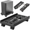 Sporgo Soporte Ajustable para PC Debajo del Escritorio - Universal para CPU Con 4 Ruedas (2 Con Bloqueo) - Para Carcasa de Ordenador