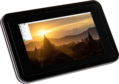 Raspberry Pi® Touch Kit fai da te 4 B 4 GB 4 x 1,5 GHz con display touch screen, incl. custodia, rete inclusa