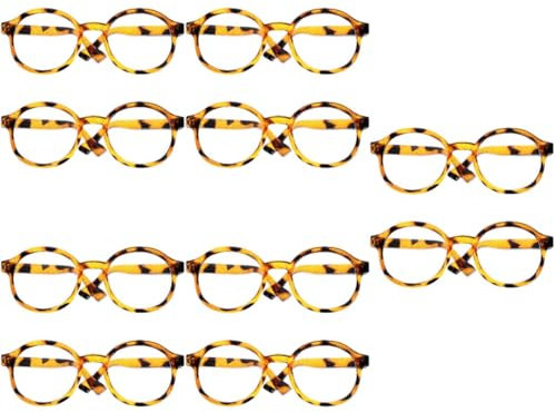 TOYANDONA 10 STK Puppenbrille Sonnenbrille im Trend auffällige Gläserdekore Kinder ferngläser kinderferngläser schnapsgläser Spielzeug dekorative Glasdekore Haustier