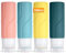 OSDUE Flacons de Voyage Avion 4PCS 100ml Contenant Voyage Silicone Étanches Kit Voyage Produit Toilette Petite Flacon Vide Accessoire Voyage pour Shampooing, Lotion, Gel Douche Crème, Cosmétiques