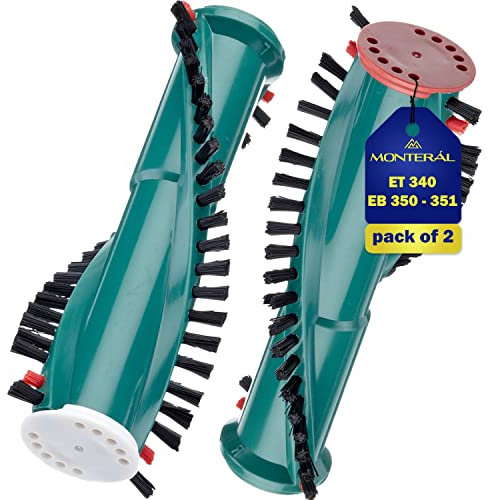 2 Pezzi Rotanti Spazzola Aspirapolvere per Vorwerk Folletto per Tiger ET 340 EB 350 EB 351 - MONTERAL