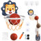 Canasta Baloncesto Infantil Set,Mini aro de Baloncesto para Niños,Canasta Baloncesto Pared,Mini Canasta Baloncesto Habitacion,con Pelotas y Bomba,Regalos para 3+ Niños
