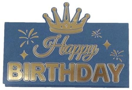 Lesunbak Geburtstagskarten | Happy Birthday Karte – Faltbare Urlaubs-Spardose, kreatives Gadget-Brieftasche für Kinder und Erwachsene, Geburtstagsparty-Zubehör