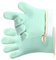 JIEYAO Silicone Oven Mitts, Oven Gloves with 5 Fingers, Waterproof & Non-Slip BBQ Gloves Cotton Lined Grill Gloves Smoker Kitchen Mitts for Baking Cooking Barbecue, Heat Resistant 450℉