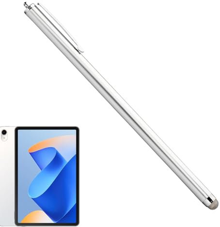 Tablet Pen- pour Chromebooks, Stylet Stylet pour écran Tactile | Stylo magnétique Stylet, Stylo de Tablette très Sensible avec Un Fond de Pointe à Fibre argentée et à l'entrée Universelle pour A