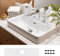 WIFORH Stone Faucet Mat for Kitchen Sink, 40cm Long Diatomite Fast Drying Stone Sink Tray, Diatomite Absorbent Mat, Faucet Splash Guard for Bathroom Kitchen, 15.74 x 3.54 in(White)