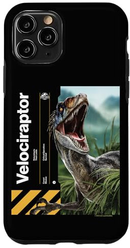 Jurassic World Rebirth Velociraptor Covert Mission Case for iPhone 11 Pro