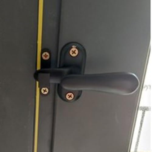 Sicheres Schiebefensterschloss mit massiver Edelstahlkonstruktion und integriertem Guss (S)