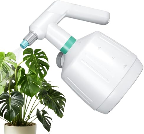 Pulverizador Eléctrico, Automática, Atomizador de Riego 2L con Batería para Jardín Interior Exterior Fertilización Limpieza