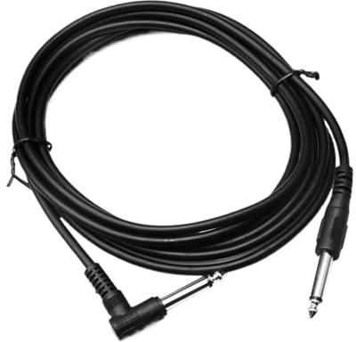 Cable de Instrumento | 3 m Conectores de Audio con Cancelación de Ruido,Cable de 6.35 mm para Amplificador de Guitarra Eléctrica - Para Instrumentos de Cuerda Altavoz Batería Amplificador Escenario Es