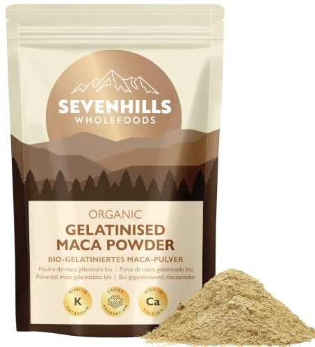 Sevenhills Wholefoods Maca-Pulver Gelatiniert Bio 1kg