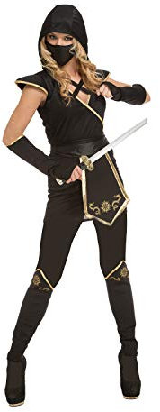My Other Me – Kostüm Ninja Damen, Schwarz (viving Costumes) S Schwarz